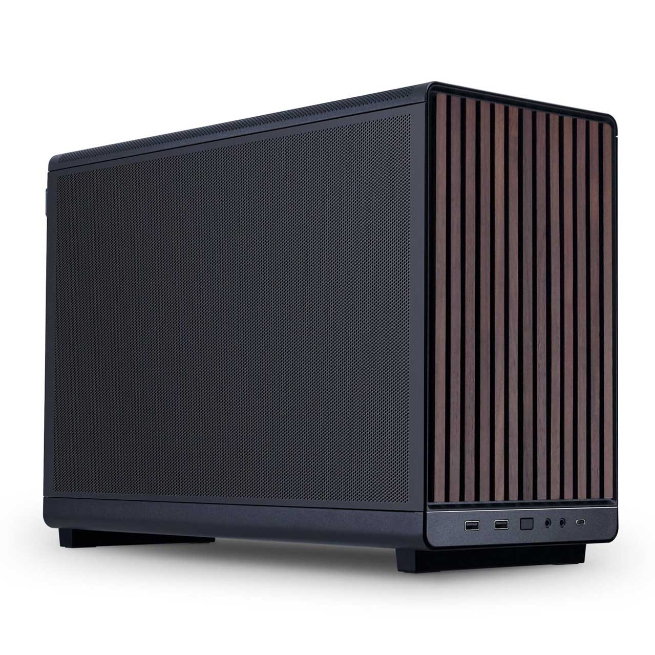 RTX 5070, AMD Ryzen 5 7500X3D, 32GB DDR5, Lian Li A3 Black Wood – Obrázok 3