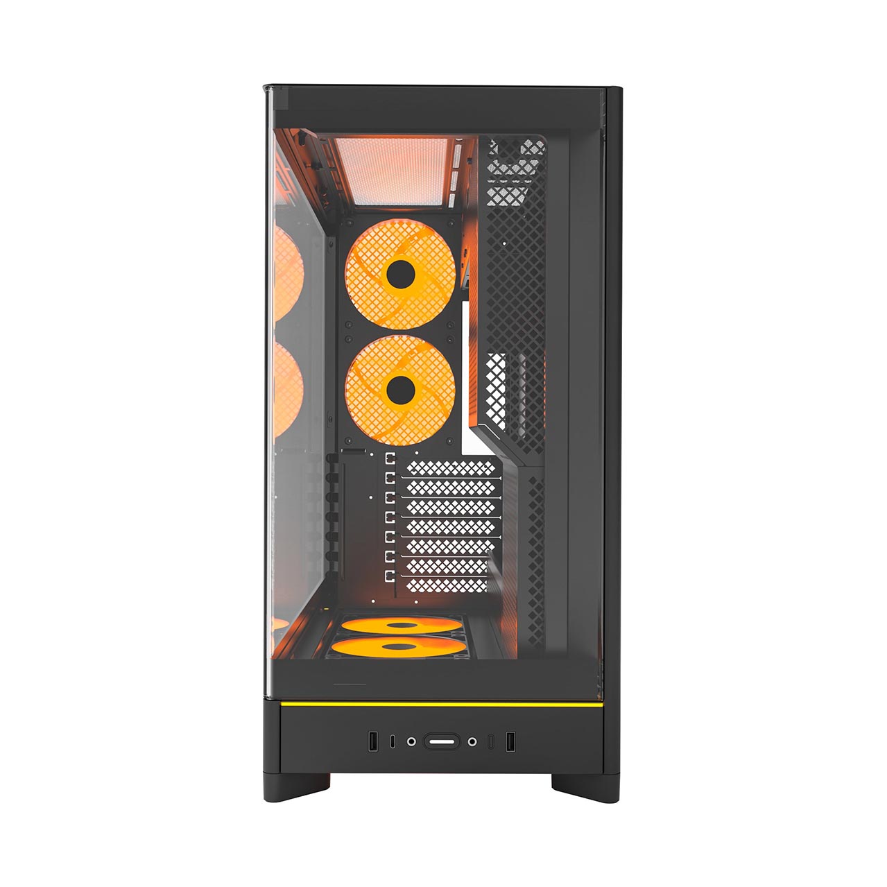 RX 9070 XT, AMD Ryzen 7 7800X3D, 32GB DDR5, Montech HS02 Pro Black – Obrázok 2