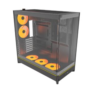 RX 9070 XT, AMD Ryzen 7 7800X3D, 32GB DDR5, Montech HS02 Pro Black