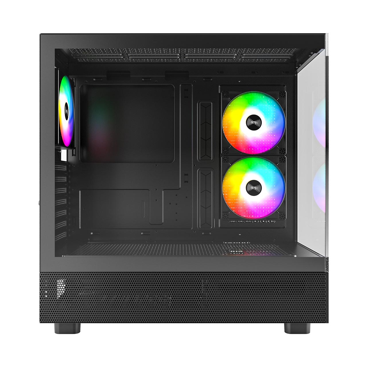RTX 5060, AMD Ryzen 5 7600X, 16GB DDR5, Montech XR RGB Black – Obrázok 3